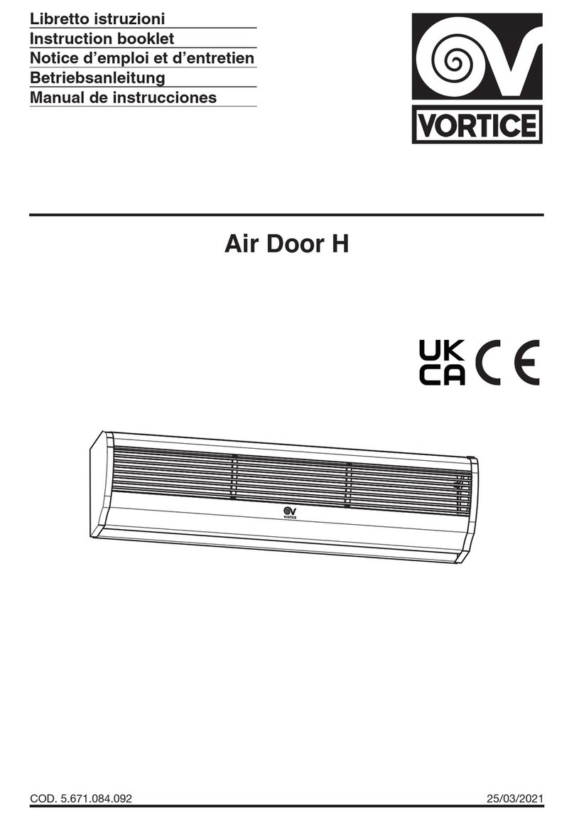 Vortice AIR DOOR H Instruction booklet