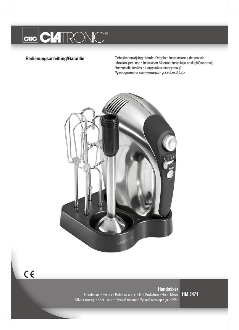 Clatronic HM 3471 instruction manual