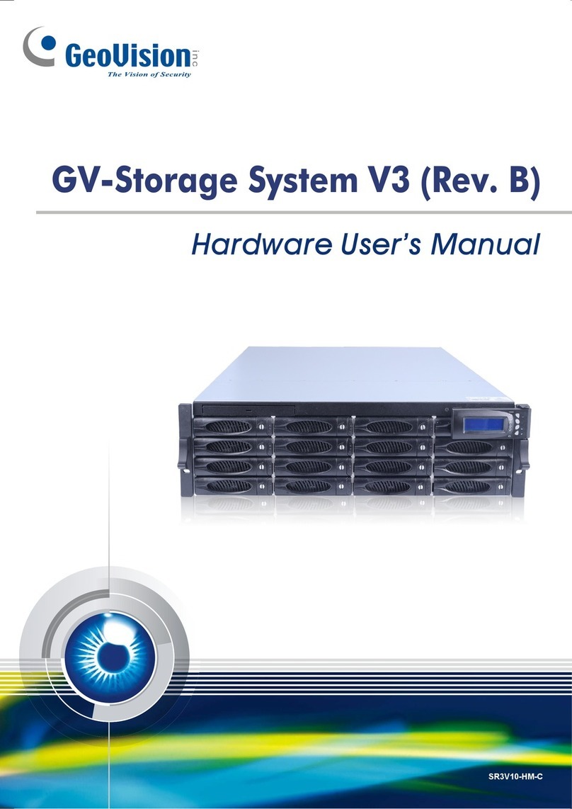 GeoVision GV-Storage System V3 Instructions for use