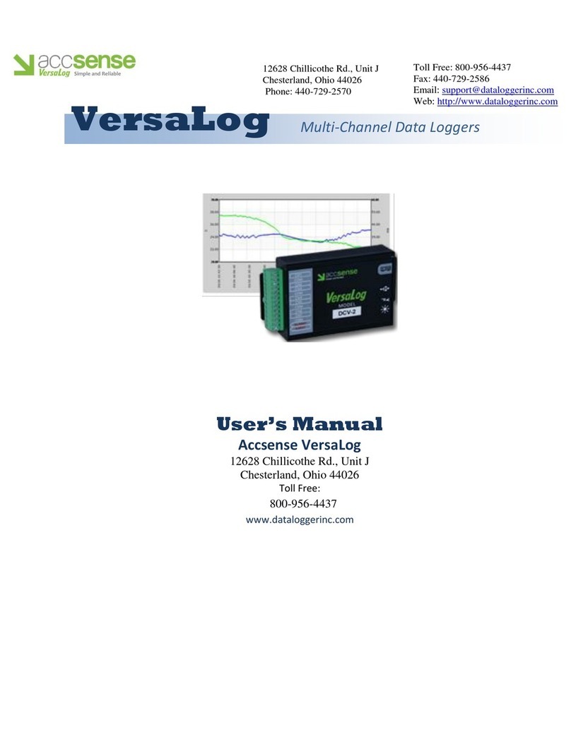 Accsence VersaLog user manual