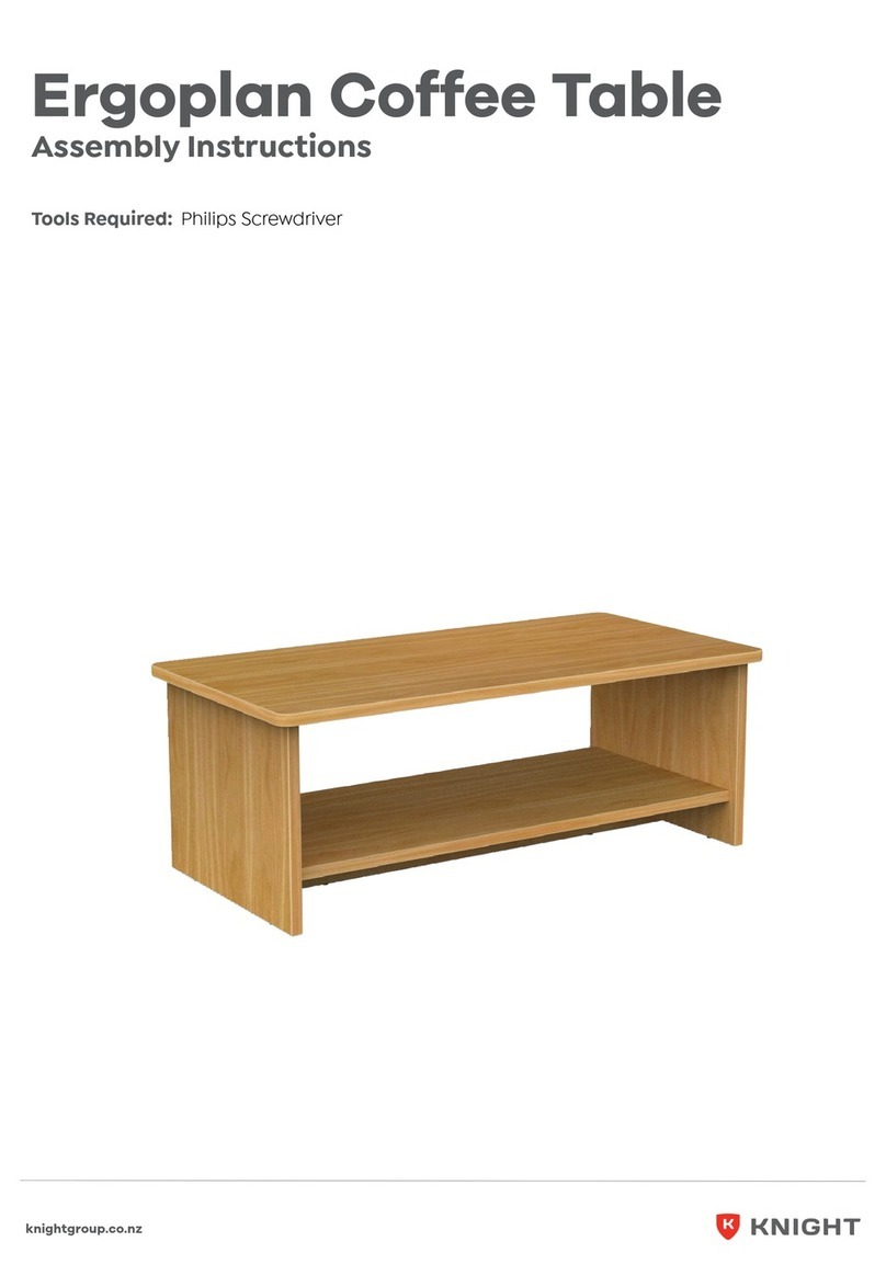 Knight Ergoplan Coffee Table Assembly instructions