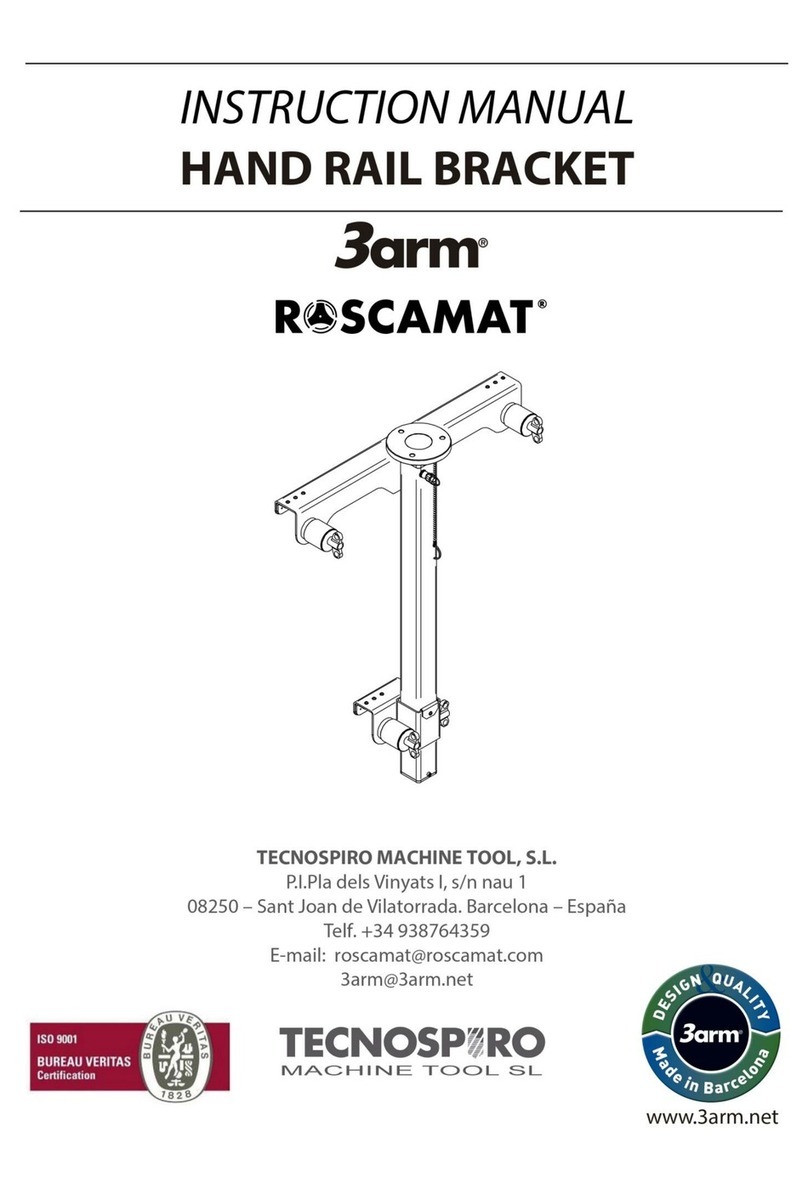 Tecnospiro 3arm ROSCAMAT instruction manual