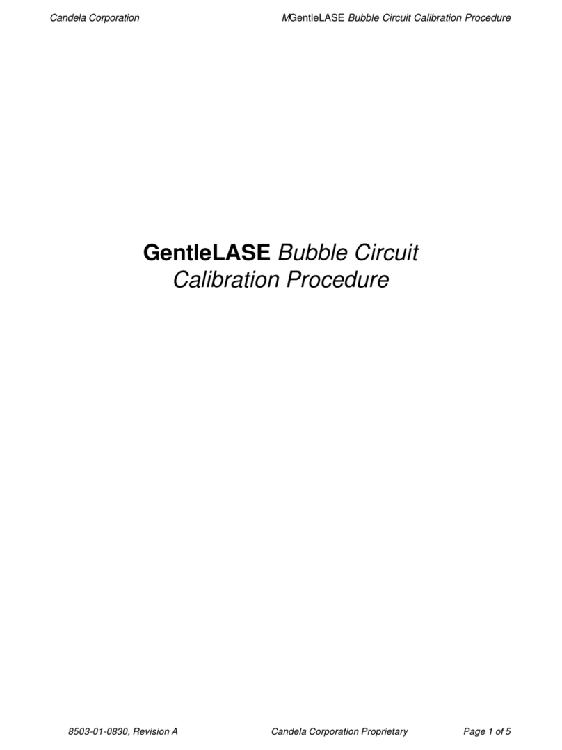 Candela GentleLASE CALIBRATION PROCEDURE