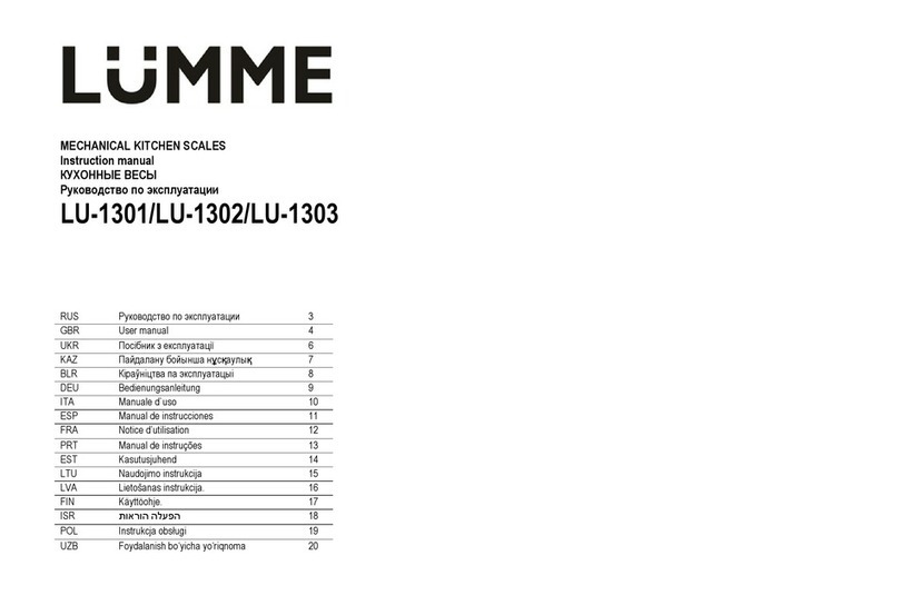 Lumme LU-1301 User manual