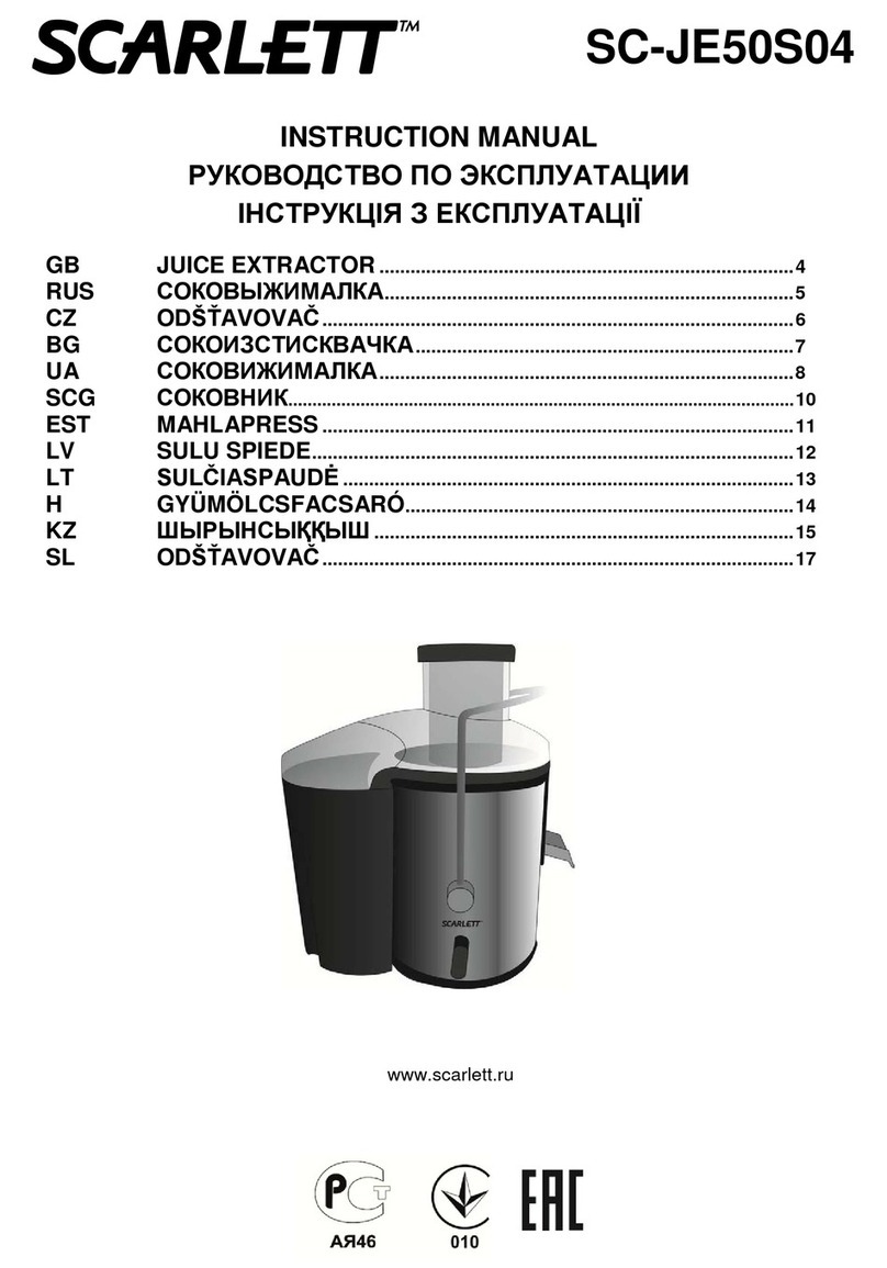 Scarlett SC-JE50S04 User manual