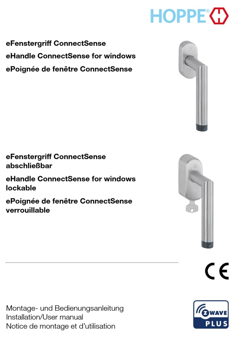 Hoppe ConnectSense Installation & user manual
