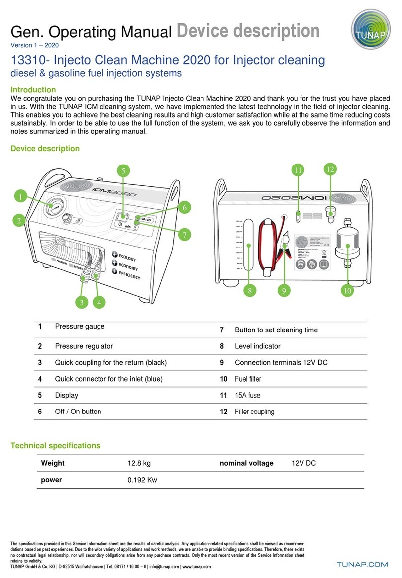 Tunap Microflex Injecto 13310 User manual