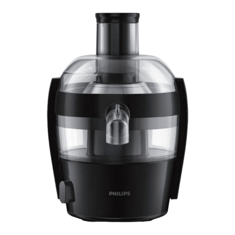 Philips HR1837 user manual