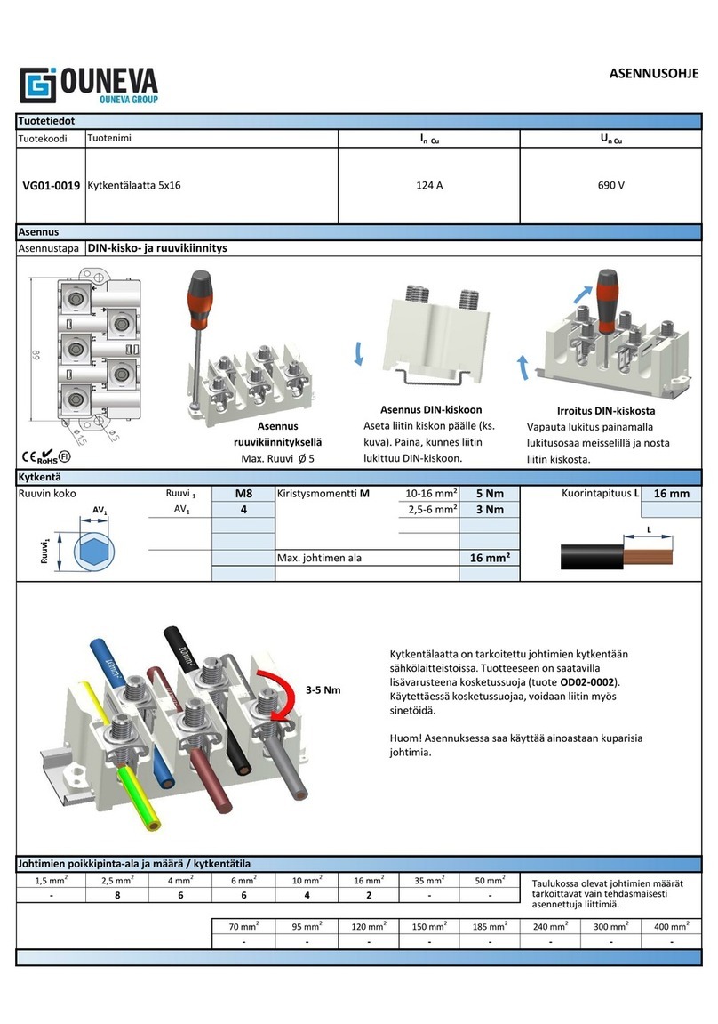 OUNEVA VG01-0019 User manual OUNEVA VG01-0019 User manual