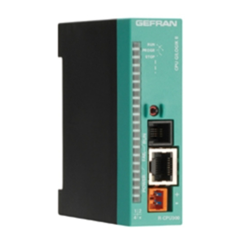 gefran R-CPU300 User manual gefran R-CPU300 User manual