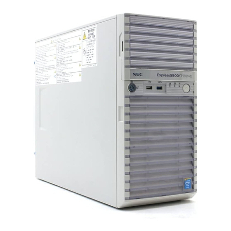 NEC Express5800/T110f-E User manual
