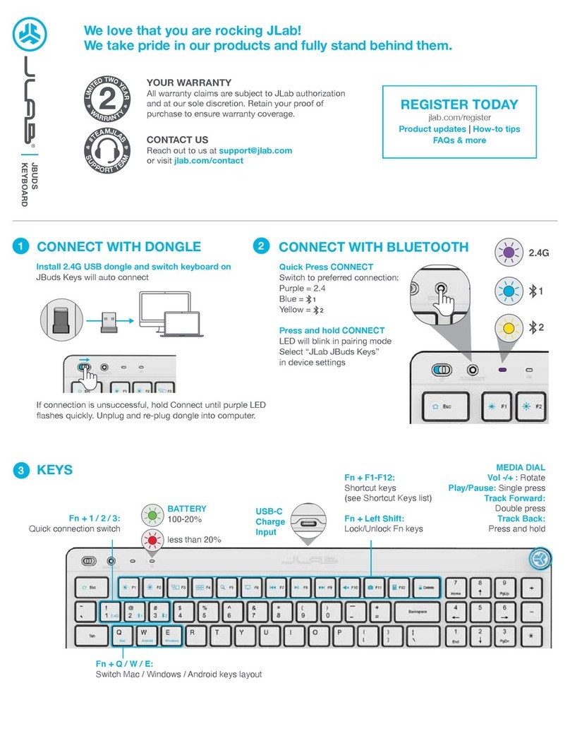 JLab JBuds Air quick guide