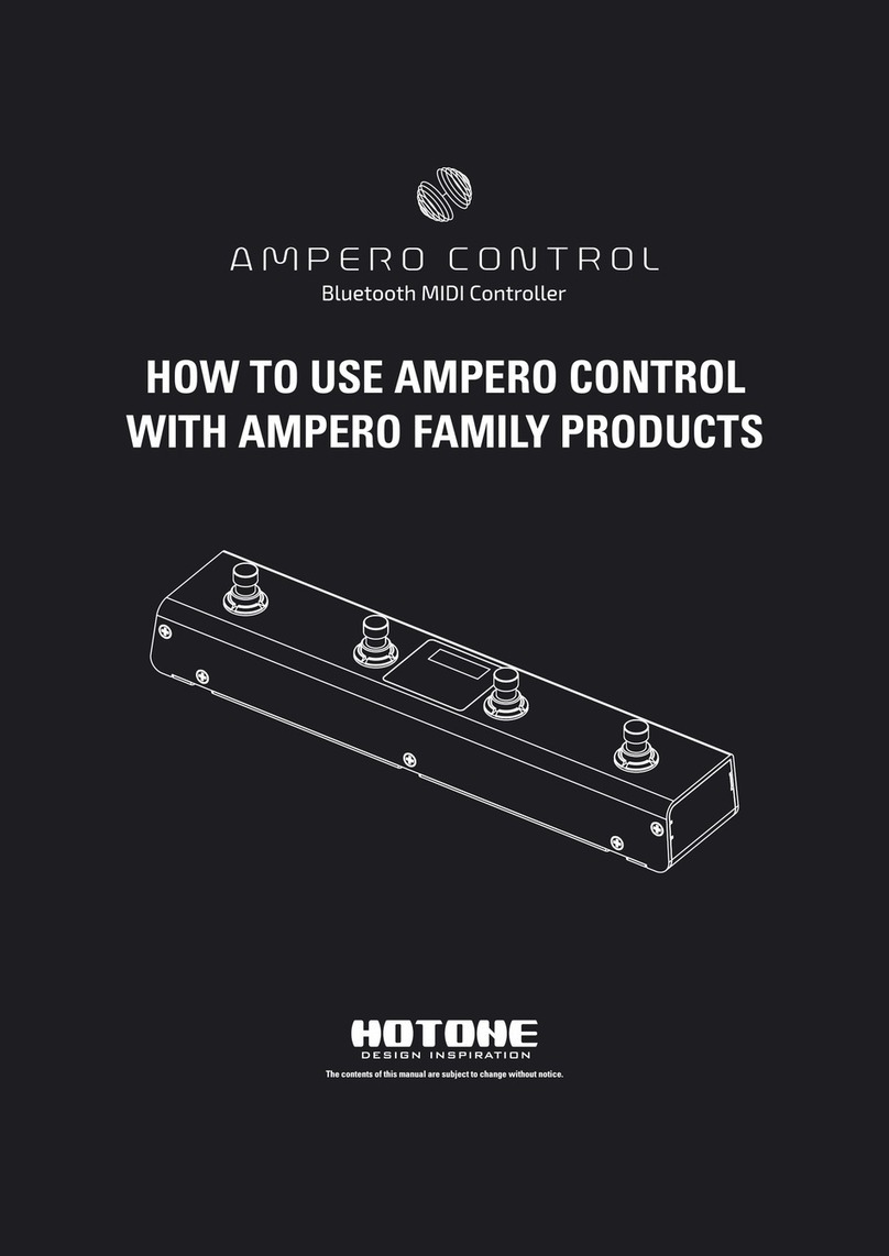 Hotone Ampero quick start guide
