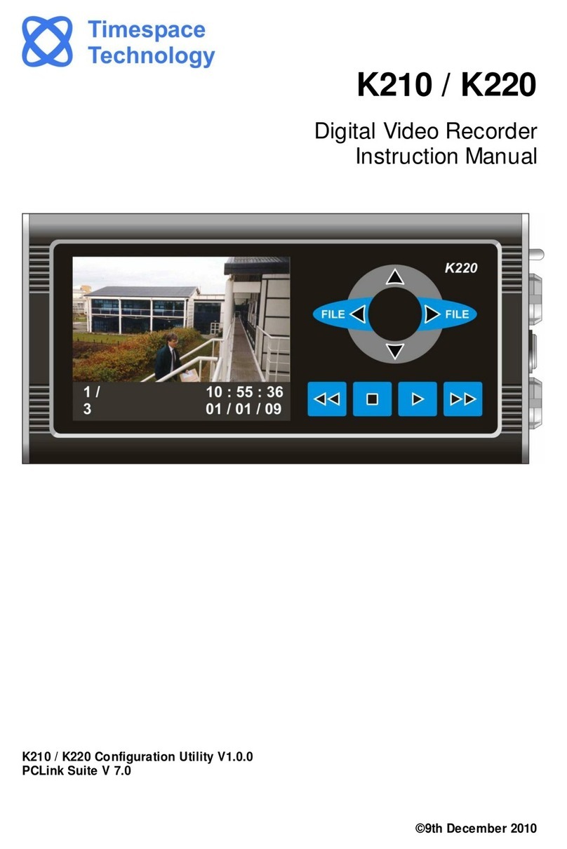Timespace K210 User manual