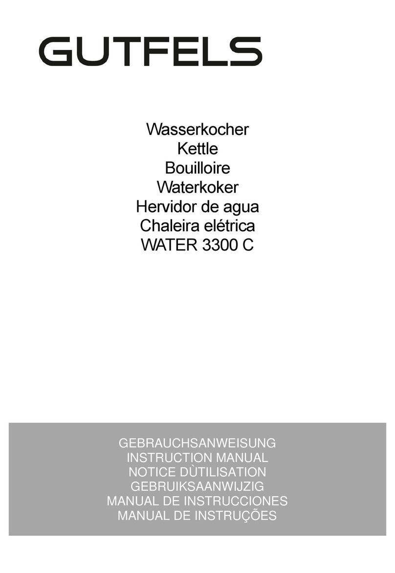 GUTFELS WATER 3300 C User manual