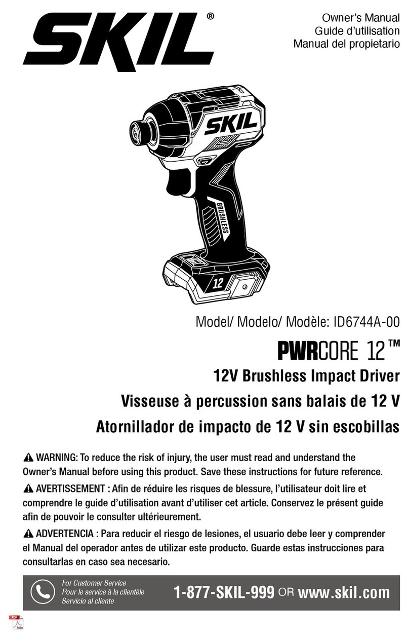 Skil PWRCORE 12 ID6744A-00 owner's manual