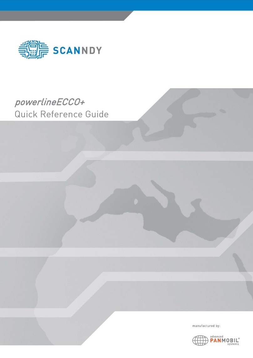 Scanndy powerlineECCO+ Quick reference guide
