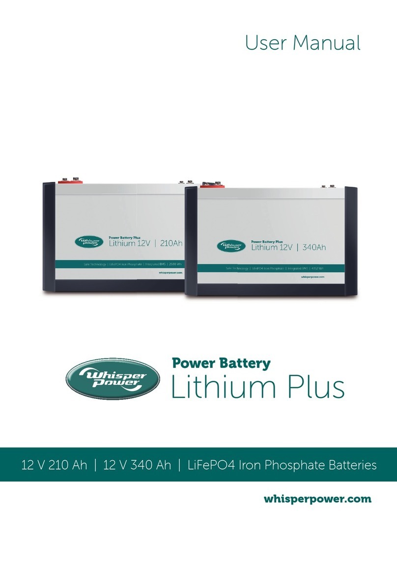 WhisperPower Lithium Plus user manual