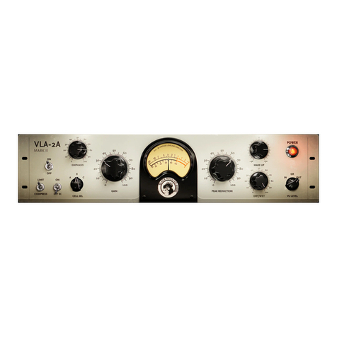 Black Rooster Audio VLA-2A MARK II manual
