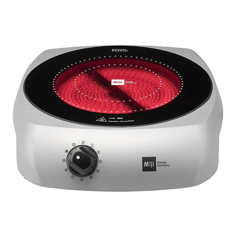 Miji Design Germany Gala EI 1600 W operating instructions