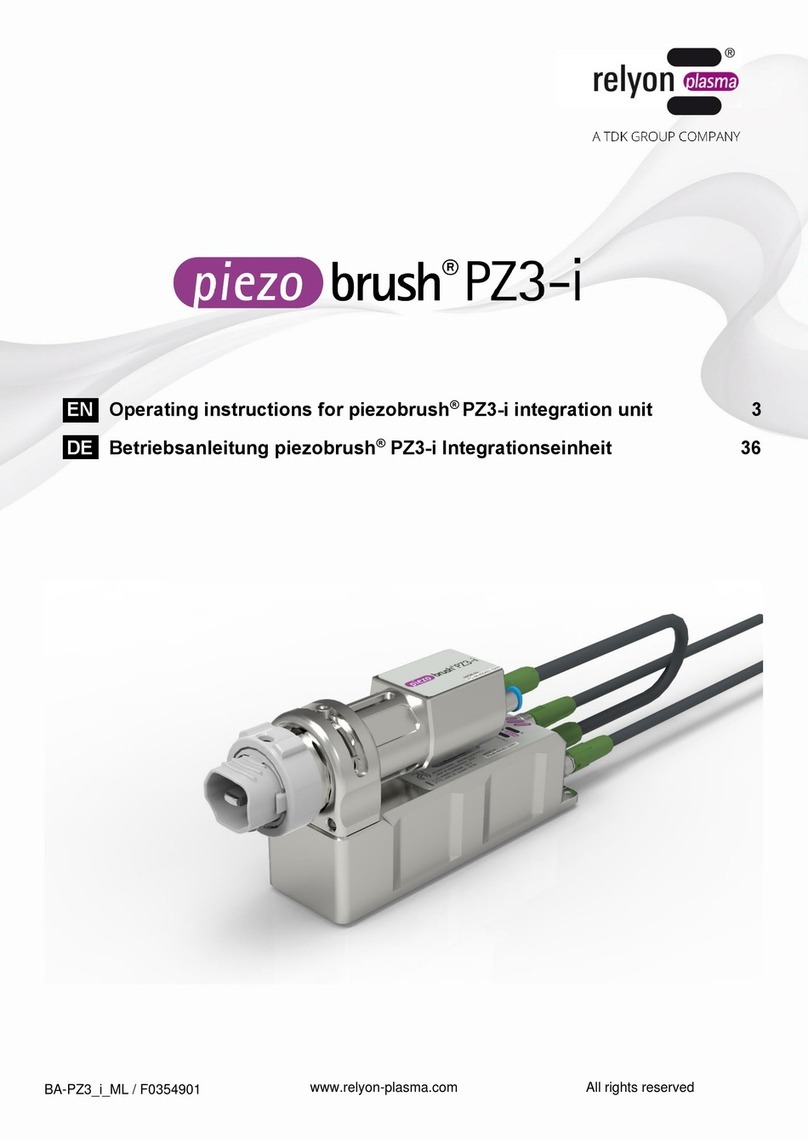 TDK relyon plasma piezo brush PZ3-i operating instructions