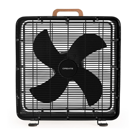 Create AIR FLOOR BOX 1200 User manual
