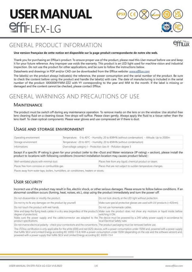EFFILUX EFFI-FLEX-LG User manual