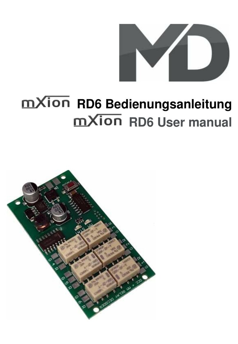 MD mXion RD6 User manual