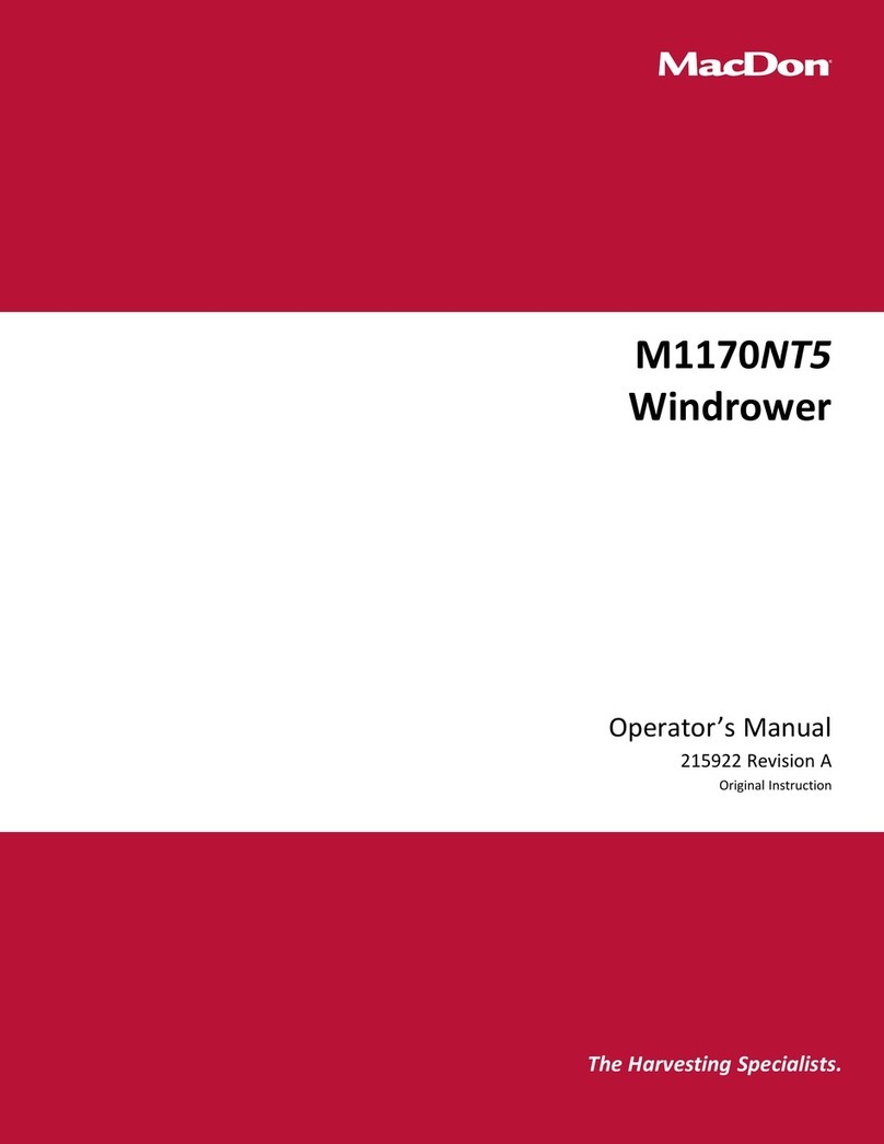 MacDon M1170NT5 User manual