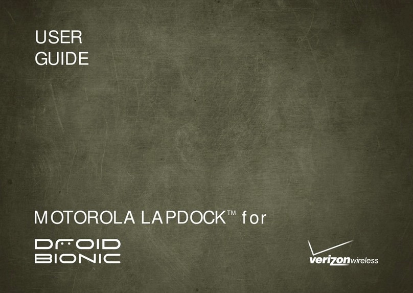 Verizon Wireless MOTOROLA LAPDOCK User manual
