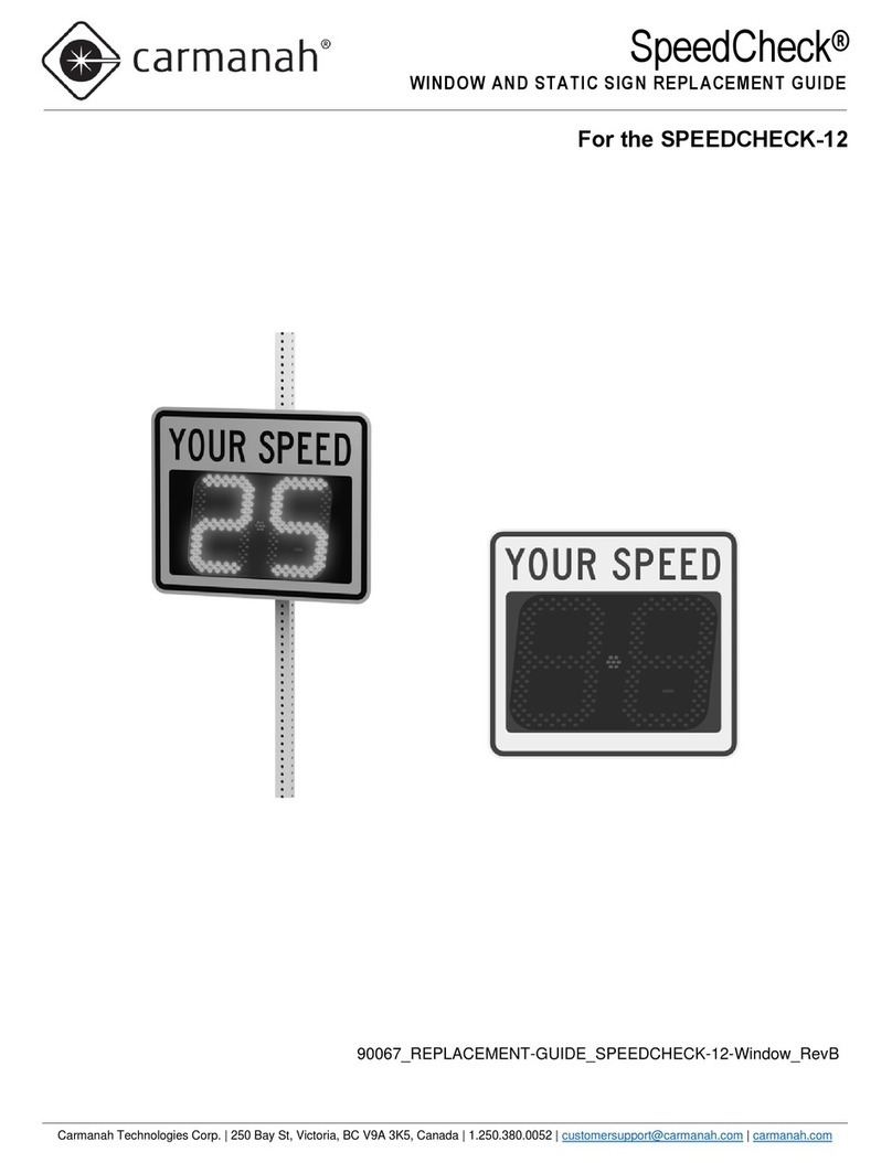 Carmanah SPEEDCHECK Replacement guide