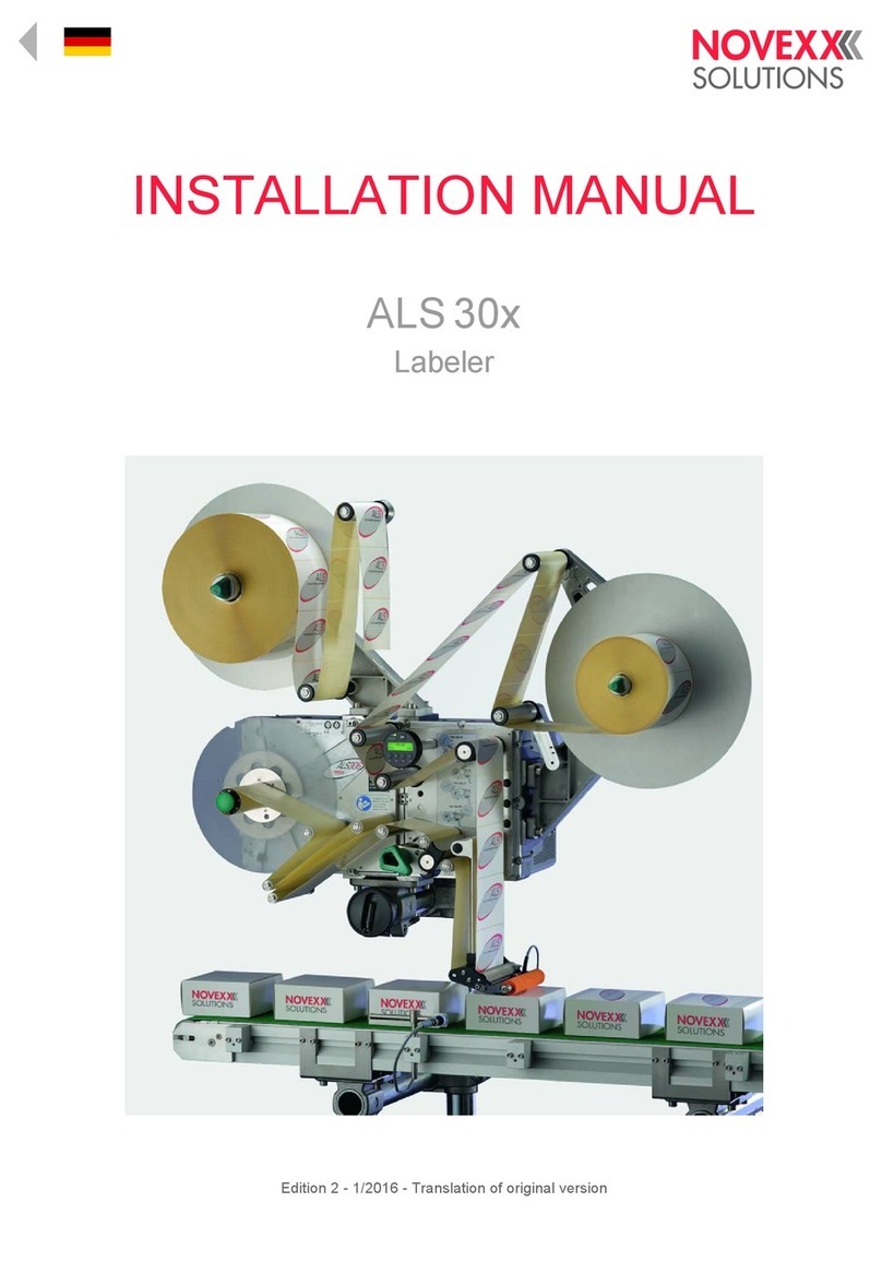 Novexx Solutions ALS 30 Series User manual Novexx Solutions ALS 30 Series User manual