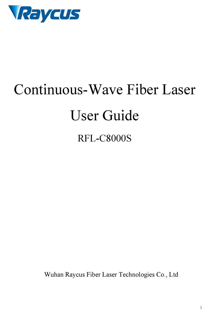Raycus RFL-C8000S User manual