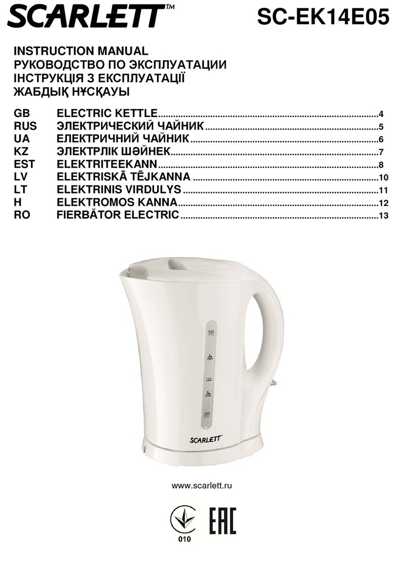 Scarlett SC-EK14E05 User manual