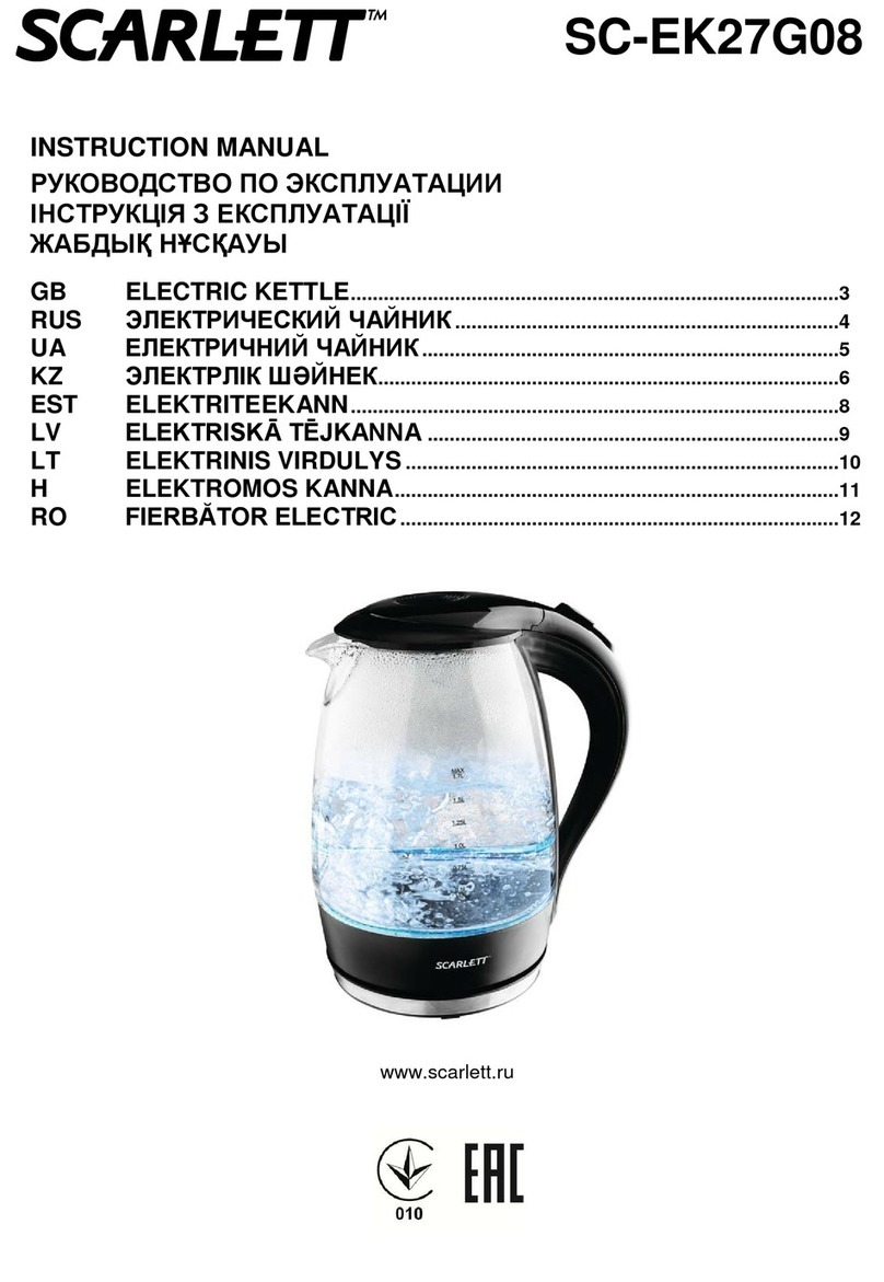 Scarlett SC-EK27G08 User manual