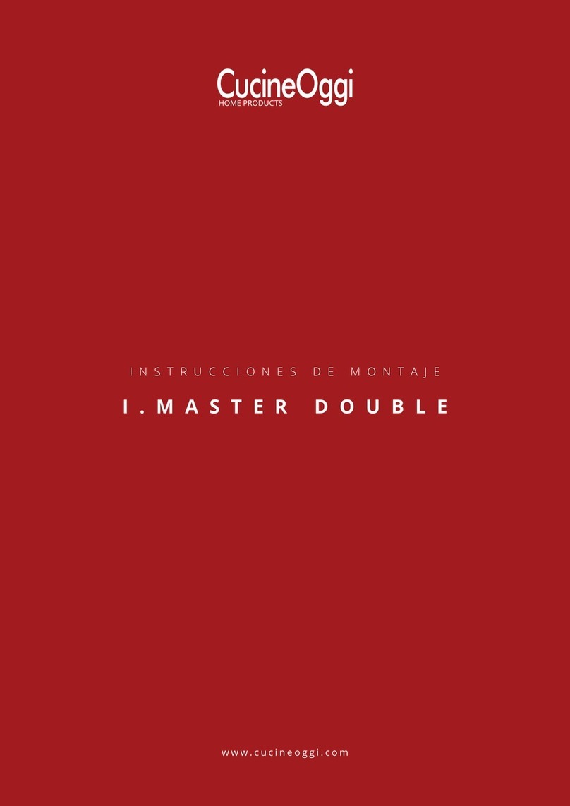 Cucine Oggi i.Master Double User manual