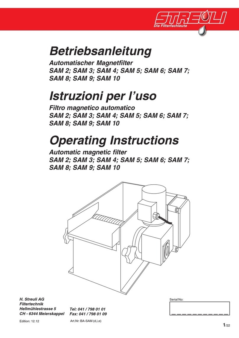 Streuli SAM 2 operating instructions Streuli SAM 2 operating instructions