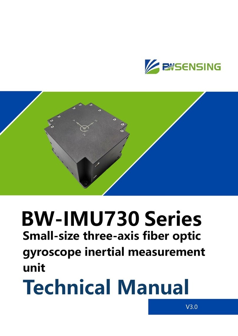BW SENSING BW-IMU730 Series Technical manual BW SENSING BW-IMU730 Series Technical manual