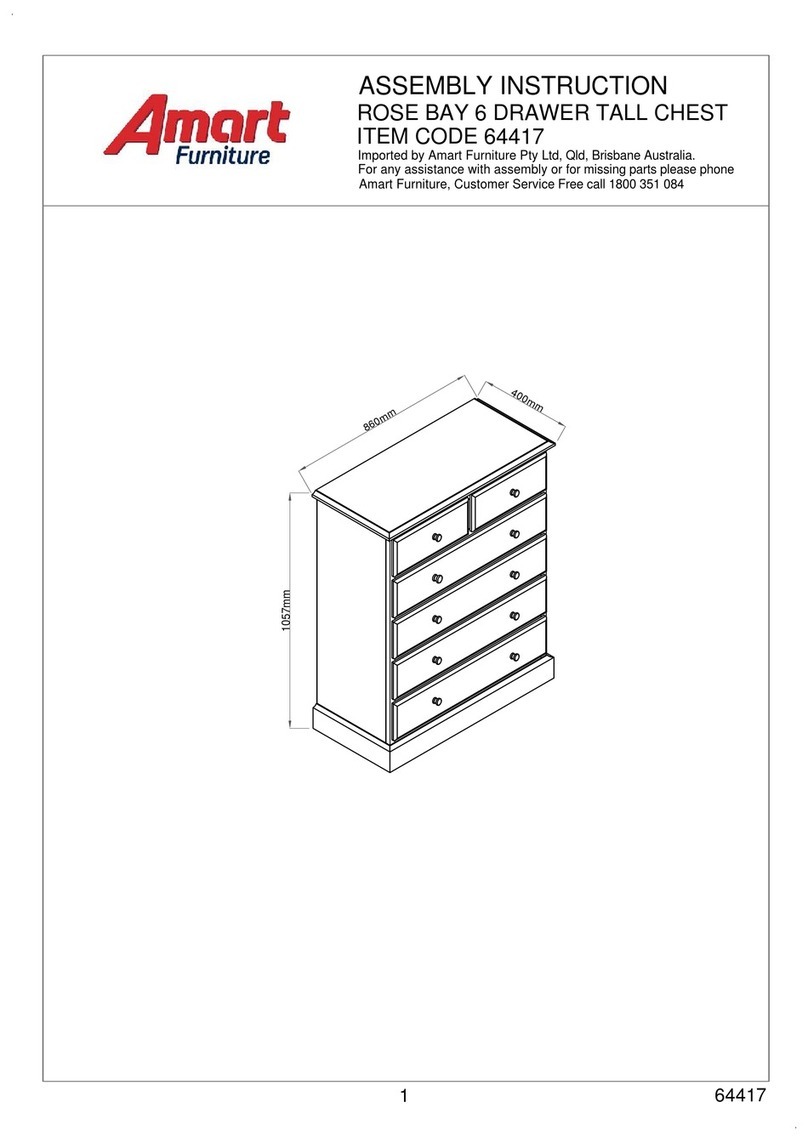 Amart Furniture 64417 Assembly instruction Amart Furniture 64417 Assembly instruction