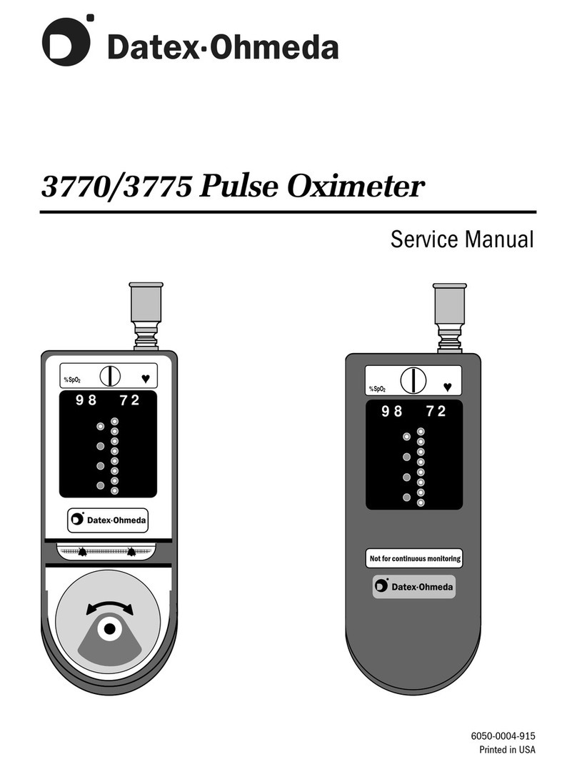 Datex-Ohmeda 3770 Service manual