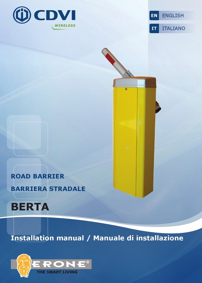 CDVI BERTA installation manual