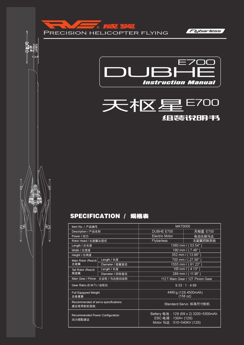 RVE DUBHE E700 instruction manual