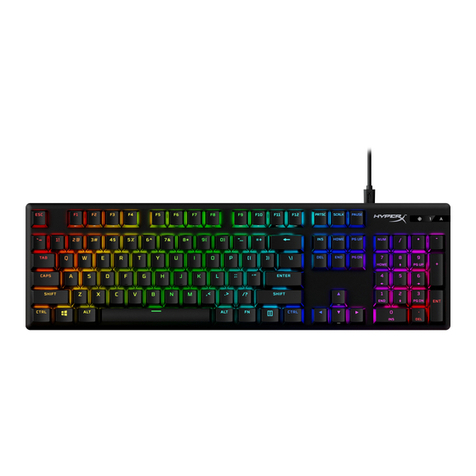 HyperX Alloy Origins PBT User manual HyperX Alloy Origins PBT User manual