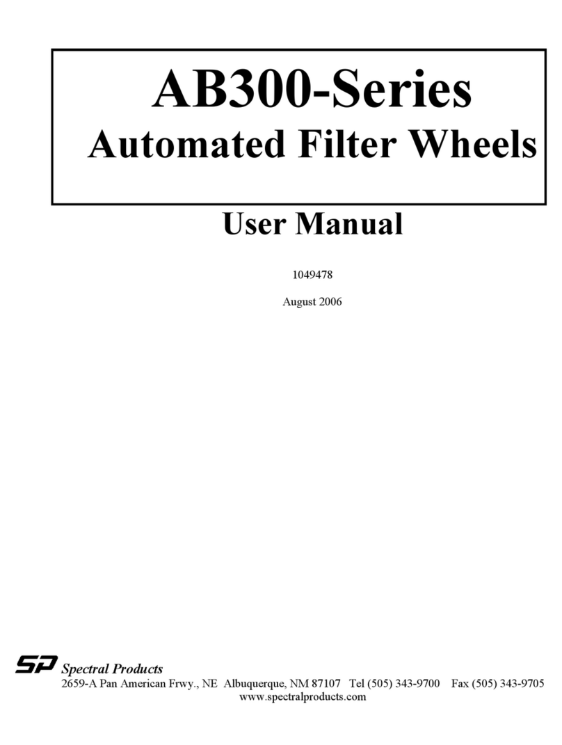 Spectral Products AB300 Series user manual