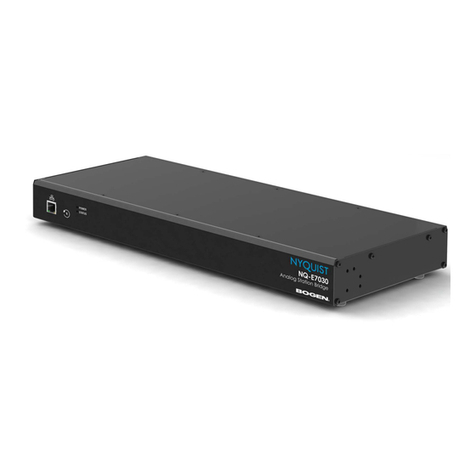 Bogen NQ-E7030 User manual