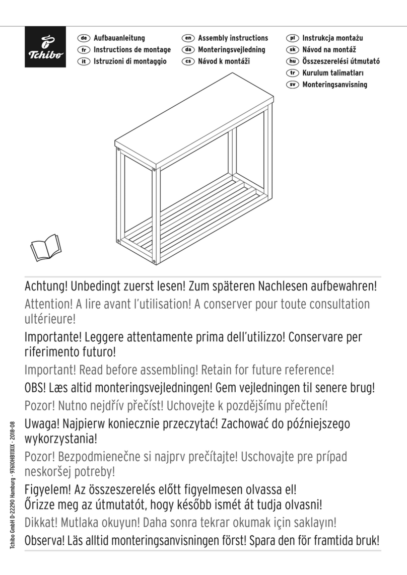 Tchibo 366 161 Assembly instructions