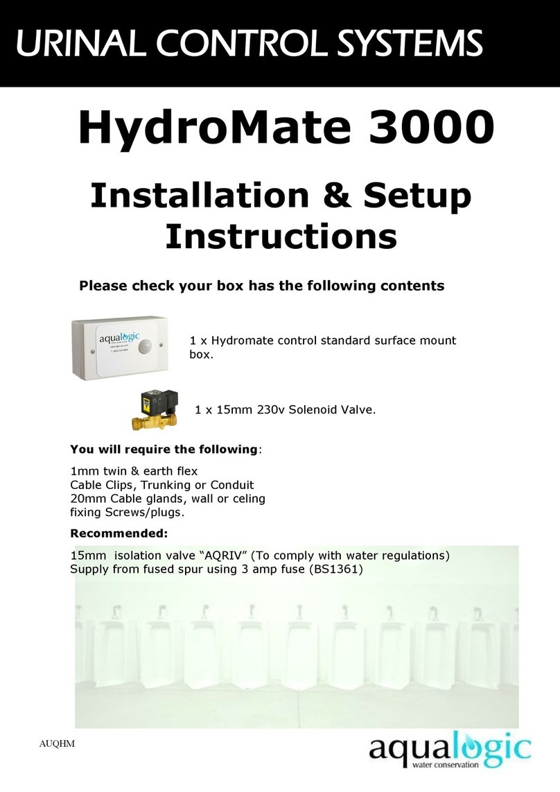 Aqua Logic HydroMate 3000 Manual