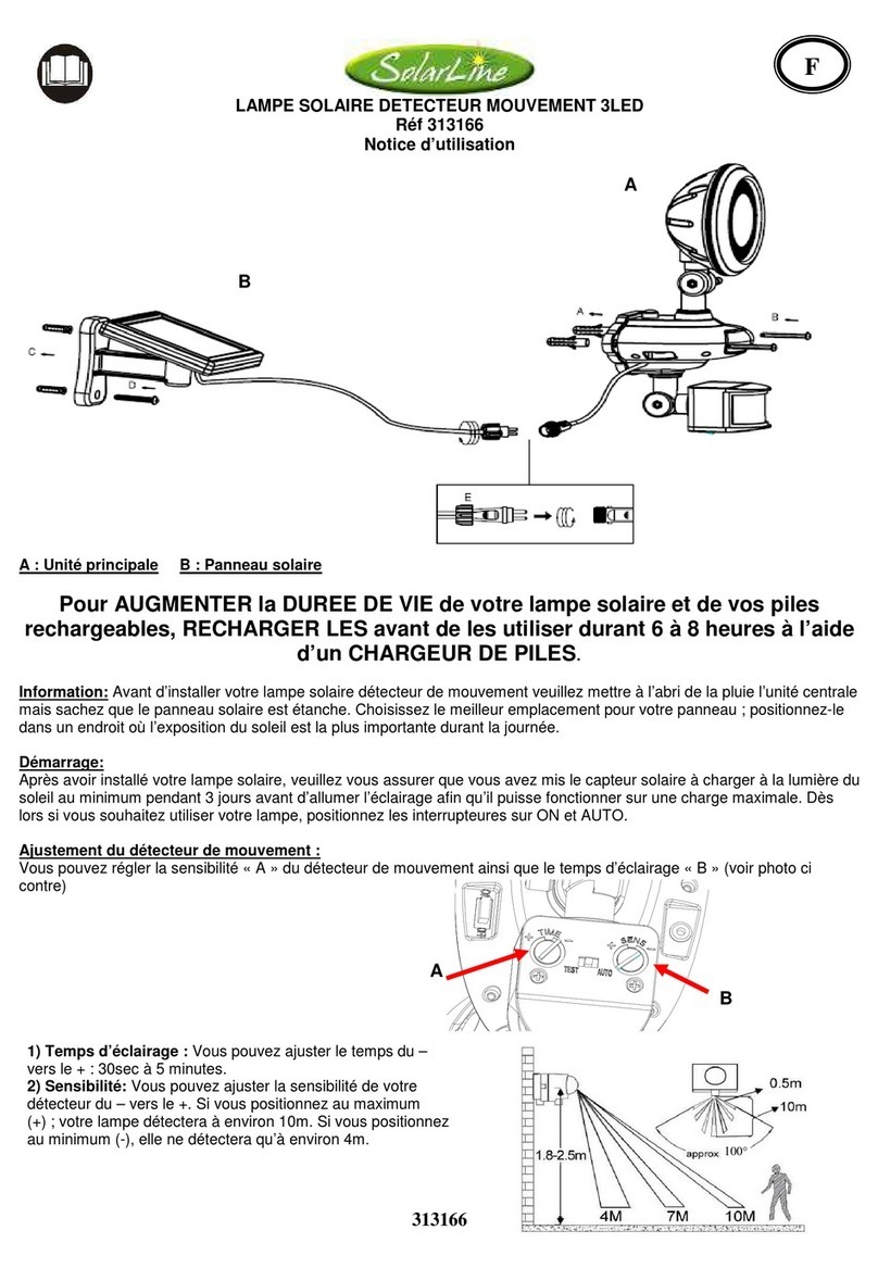 SolarLine 313166 instruction manual