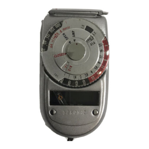 Sekonic Auto-Leader L-38 User manual Sekonic Auto-Leader L-38 User manual