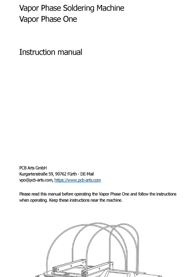 PCB Vapor Phase instruction manual